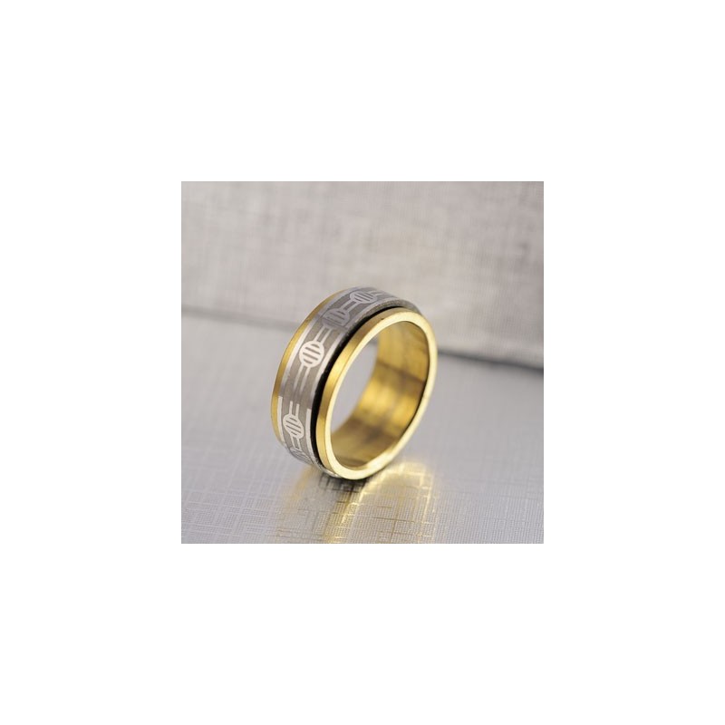 Titanium Gold Ring Titanium Gold Ring