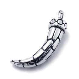 Titanium Ox Horn Pendant