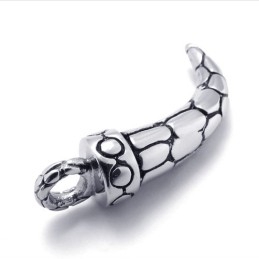 Titanium Ox Horn Pendant