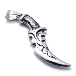 Knife Titanium Pendant