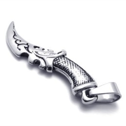 Knife Titanium Pendant