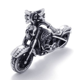 Titanium Motorcycle Pendant