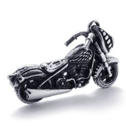 Titanium Motorcycle Pendant