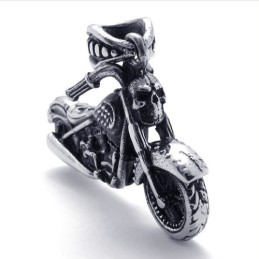 Titanium Motorcycle Pendant