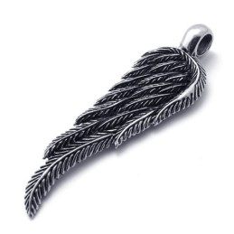 Feather Titanium Pendant