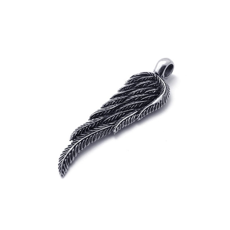 Feather Titanium Pendant