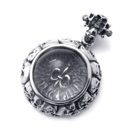 Titanium Pendant With Zircon