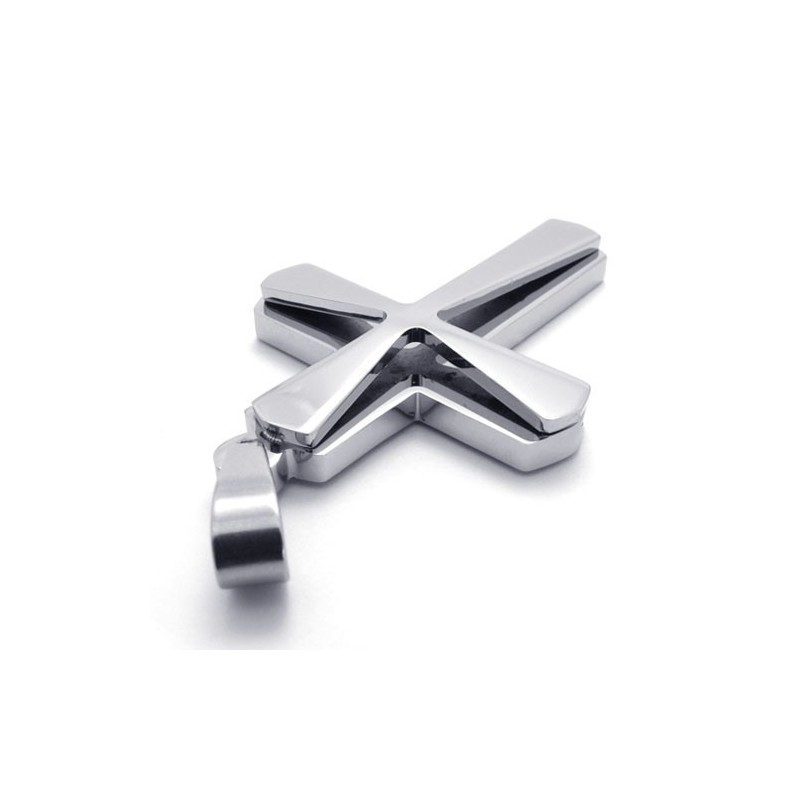 Overlay Titanium Cross Pendant Overlay Titanium Cross Pendant