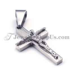 Titanium Cross Of Jesus Pendant For Women