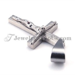 Titanium Cross Of Jesus Pendant For Women