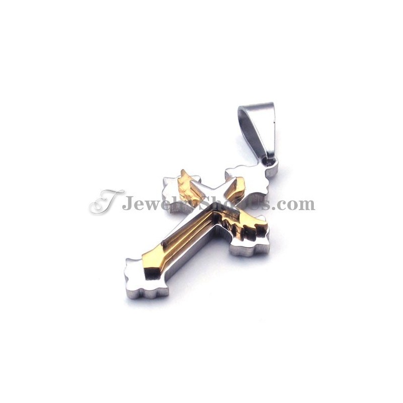 Elegant Titanium Cross Pendant For Women