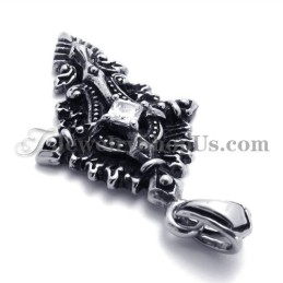 Fashion Titanium Pendant With Zircon