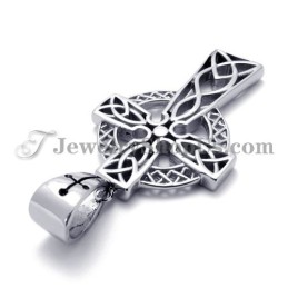 Elegant Titanium Pendant With Brown Zircon