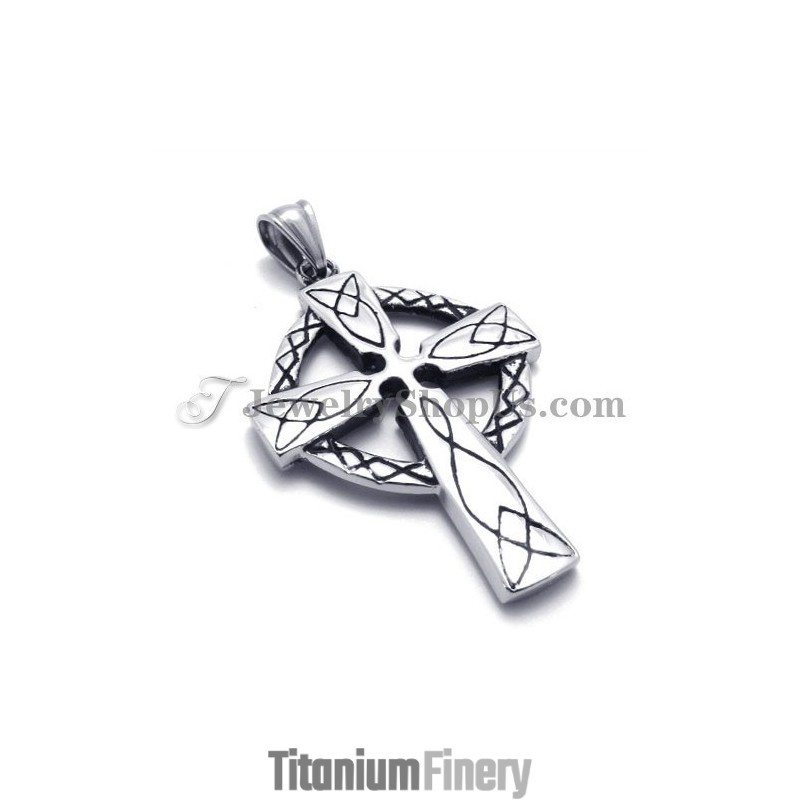 Elegant Titanium Cross Pendant Elegant Titanium Cross Pendant