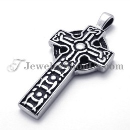 Elegant Cross Titanium Pendant
