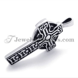 Elegant Cross Titanium Pendant