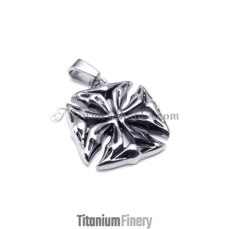 Classical Cross Black Titanium Pendant Classical Cross Black Titanium Pendant