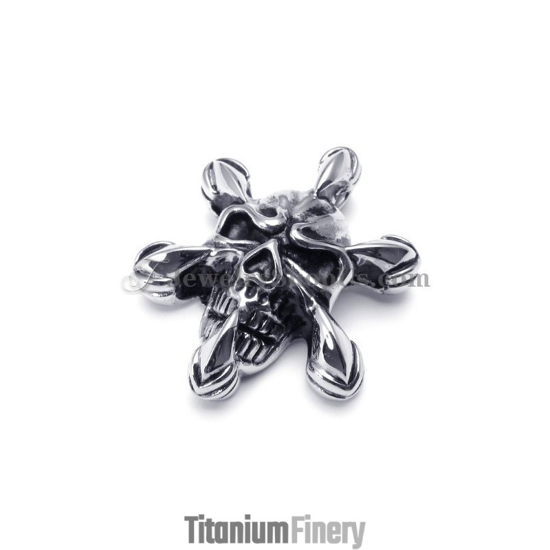 Classical Skull Titanium Pendant Classical Skull Titanium Pendant