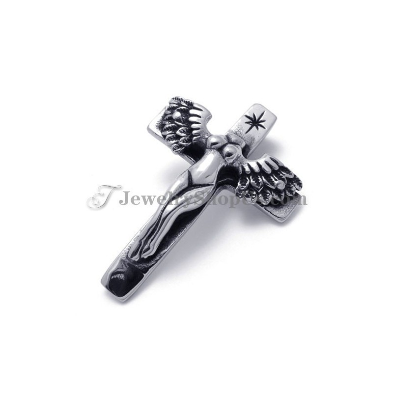 Titanium Cross Angle Pendant Titanium Cross Angle Pendant