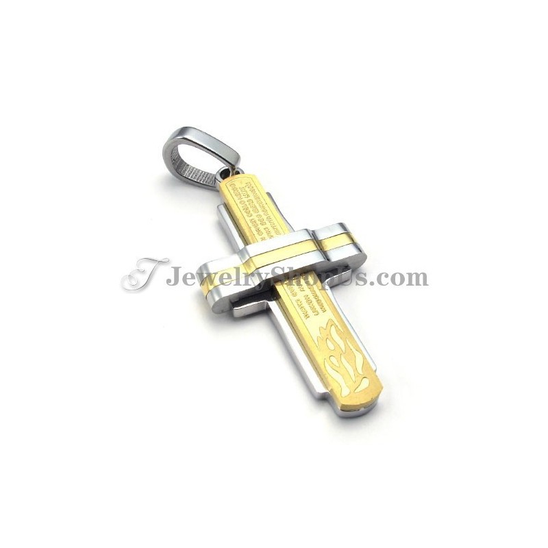 Gorgeous Gold Titanium Cross Pendant Gorgeous Gold Titanium Cross Pendant