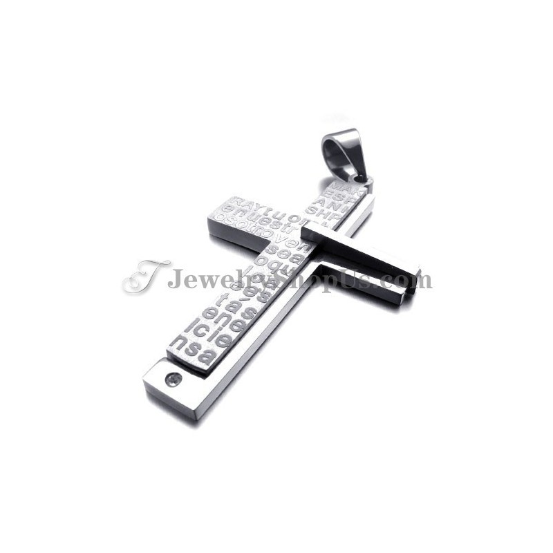 Gorgeous Cross Titanium Pendant
