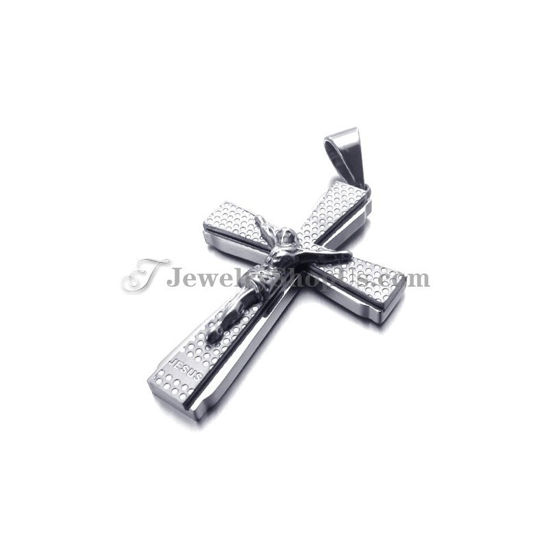 Elegant Titanium Cross Of Jusus Pendant Elegant Titanium Cross Of Jusus Pendant