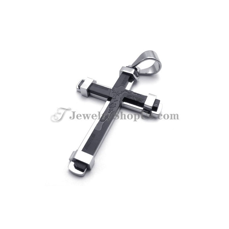 Gorgeous Black Titanium Cross Pendant Gorgeous Black Titanium Cross Pendant