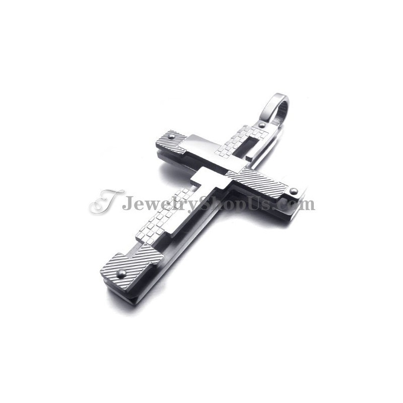 Fashion Titanium Cross Pendant