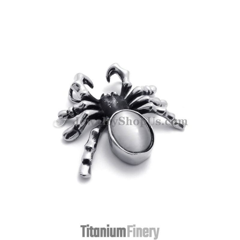 Fashion Spider Titanium Pendant