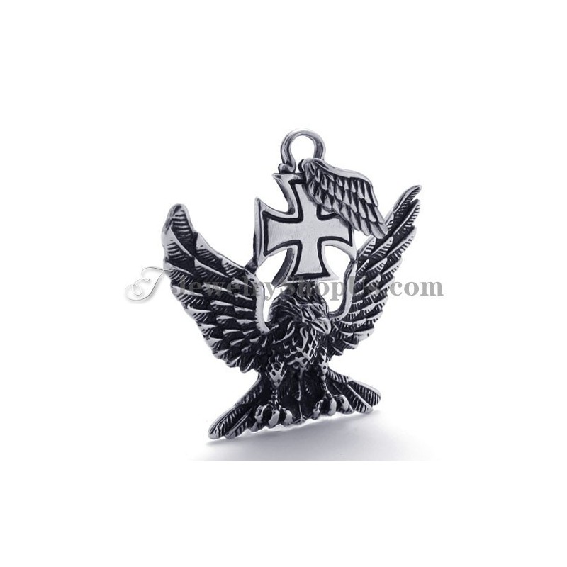 Eagle And Cross Titanium Pendant Eagle And Cross Titanium Pendant