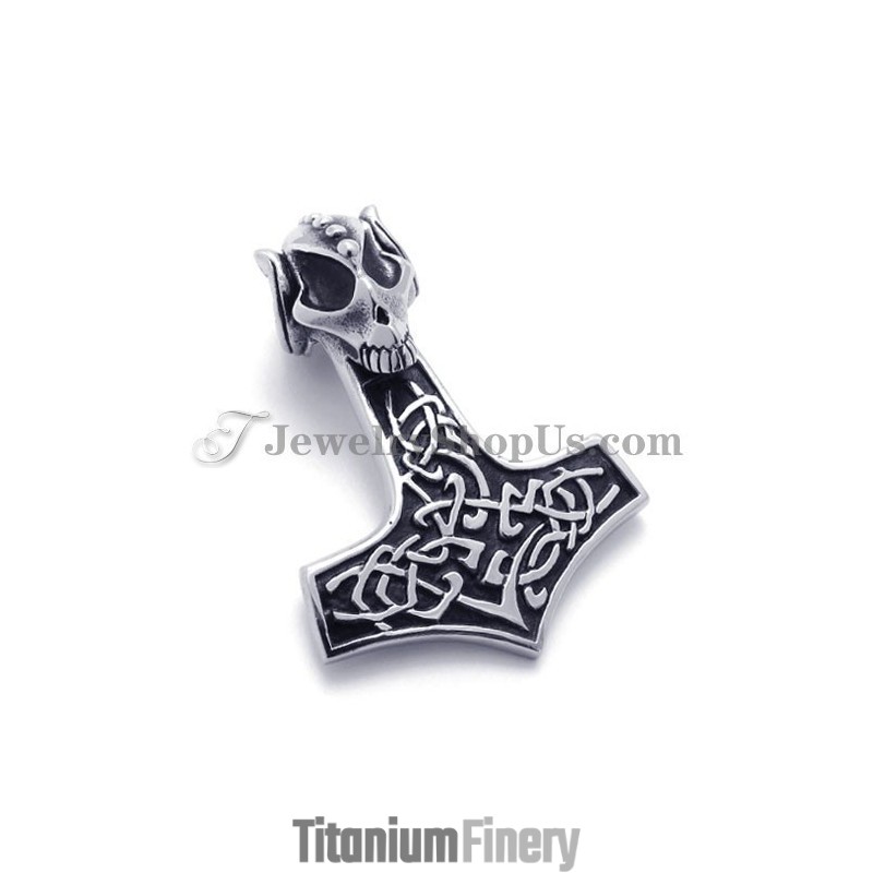 Fashion Skull With Cross Titanium Pendant Fashion Skull With Cross Titanium Pendant