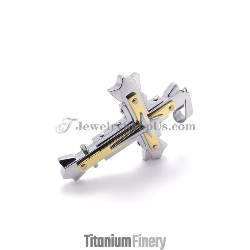 Elegant Titanium Cross Pendant Elegant Titanium Cross Pendant