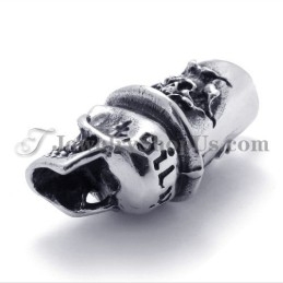 Fashion Skull And Hat Shape Titanium Pendant