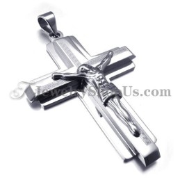 Fashion Titanium Cross Of Jesus Pendant