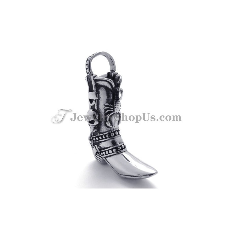 Fashion Boot Shape Titanium Pendant Fashion Boot Shape Titanium Pendant