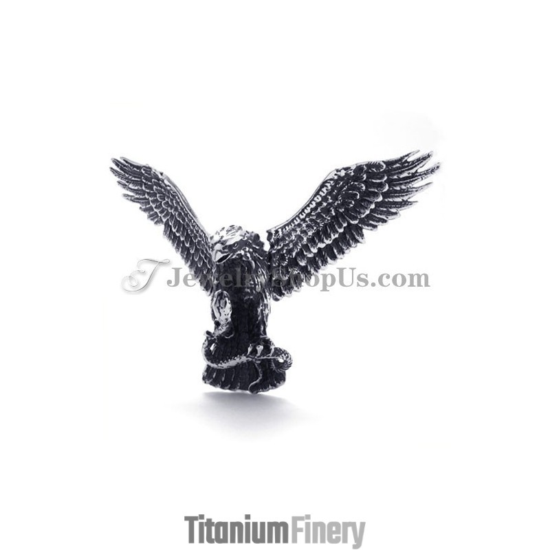 Eagle And Snake Titanium Pendant Eagle And Snake Titanium Pendant