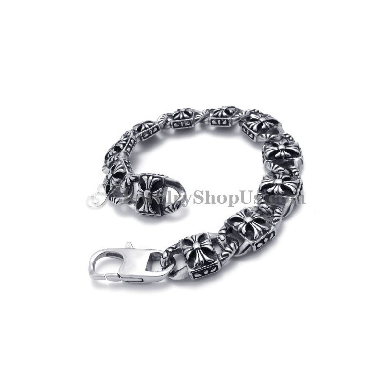 Fashion Cross Titanium Bracelet Fashion Cross Titanium Bracelet