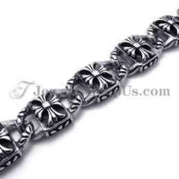 Fashion Cross Titanium Bracelet