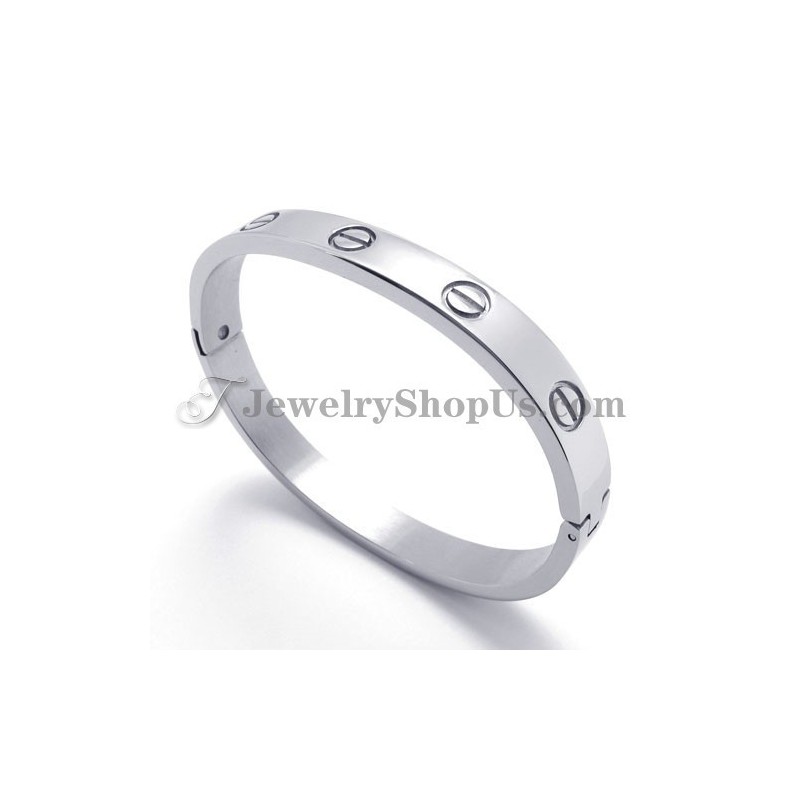 Elegant Silver Titanium Bracelet For Women Elegant Silver Titanium Bracelet For Women