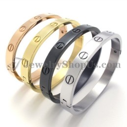 Elegant Silver Titanium Bracelet For Women