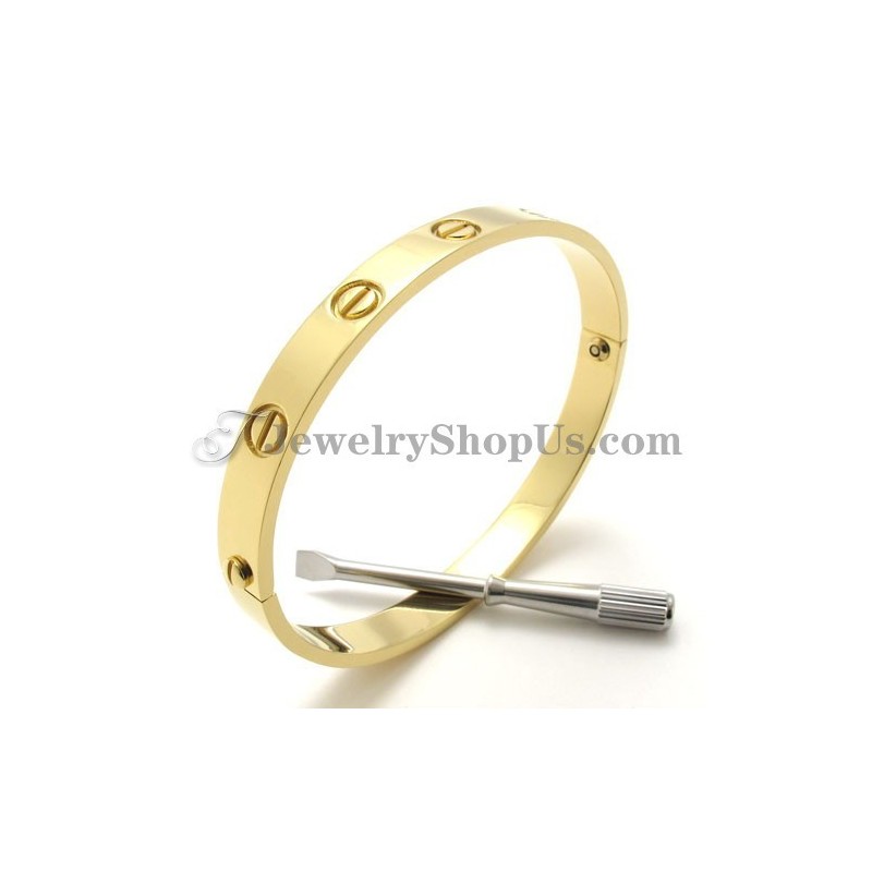 Gorgeous Gold Titanium Bracelet For Men Gorgeous Gold Titanium Bracelet For Men