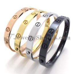 Gorgeous Black Men's Titanium Bangle