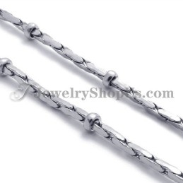 Fashion Silver Titanium WoMen's Chain