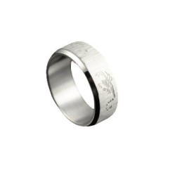 Scorpion Men's Titanium Ring