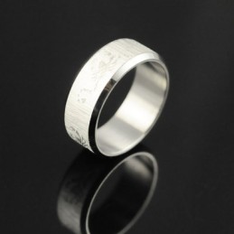 Scorpion Men's Titanium Ring