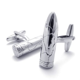 Modern Design Color Brilliancy Stable Quality Titanium Cufflinks