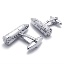 Modern Design Color Brilliancy Stable Quality Titanium Cufflinks