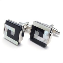 Finely Processed Color Brilliancy Superior Quality Titanium Cufflinks