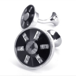 Attractive Design Delicate Colors Reliable Quality Titanium Cufflinks