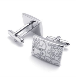 Elegant Shape Color Brilliancy Superior Quality Titanium Cufflinks